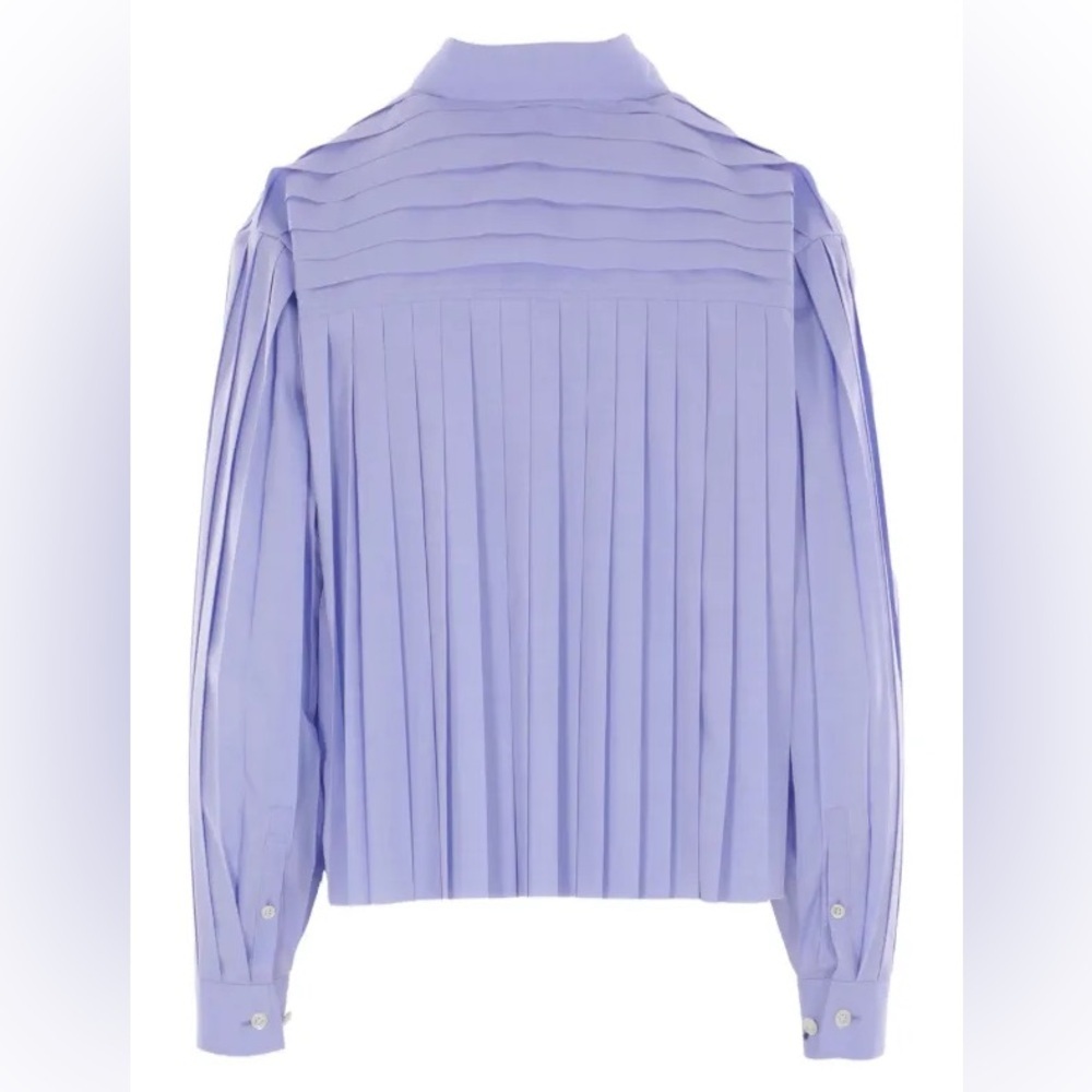 Undercover Jun Takahashi Blue Pleated Button Down Shirt - Picture 3 of 9